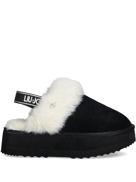  Liu Jo Platform Mules - Black 