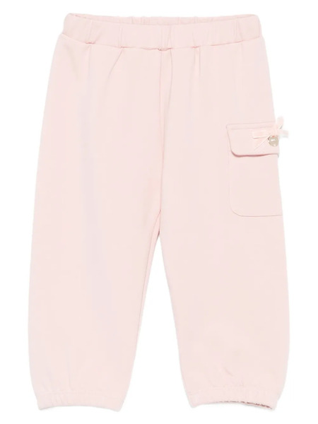  Liu Jo Pocket Bow-detail Trousers - Pink 