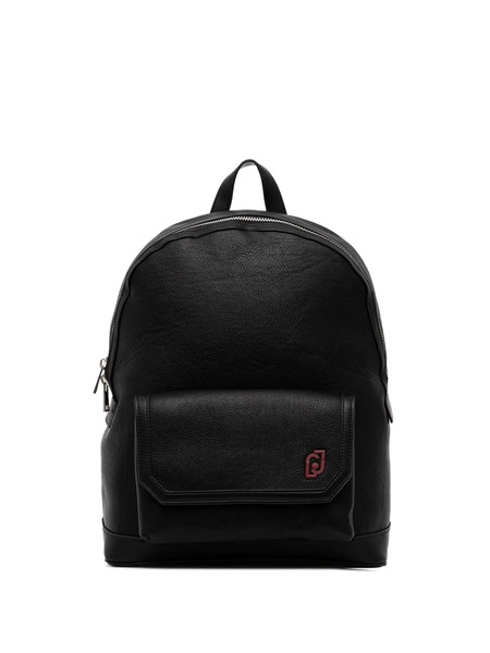  Liu Jo Pocket Logo Backpack - Black 
