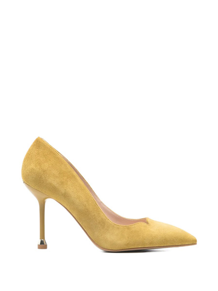  Liu Jo Pointed Leather Court Shoes - Yellow 