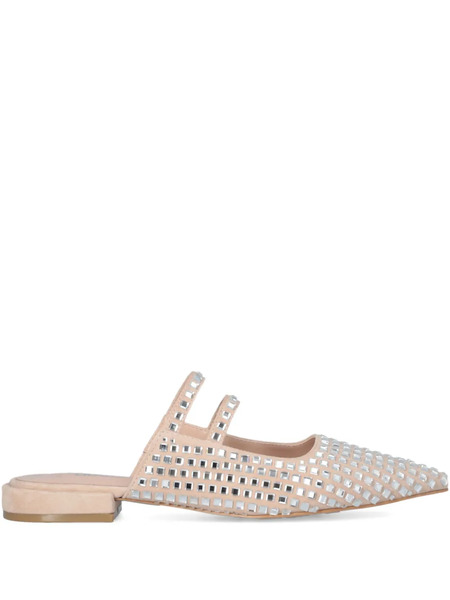  Liu Jo Pointed-toe Mules - Neutrals 