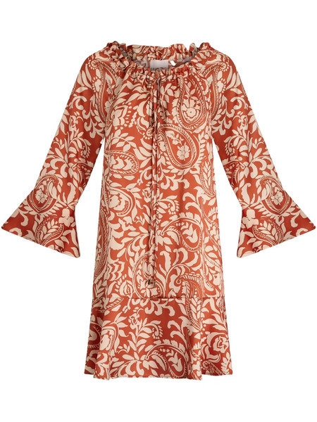  Liu Jo Printed Twill Dress - Orange 