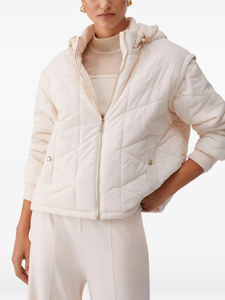  Liu Jo Quilted Hooded Jacket - Neutrals 