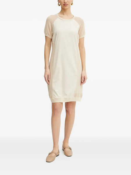  Liu Jo Raglan-sleeve Mini Dress - White 