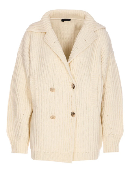  Liu Jo Ribbed Cardigan - White 
