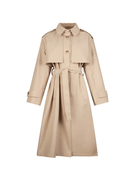  Liu Jo Scarf Gabardine Trench Coat - Neutrals 