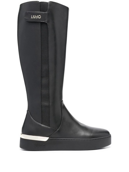  Liu Jo Silvia 89 Logo-print Boots - Black 