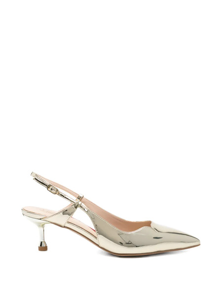  Liu Jo Slingback Strap Pumps - Gold 