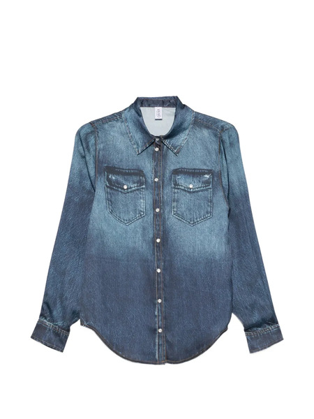  Liu Jo Snap-button Shirt - Blue 