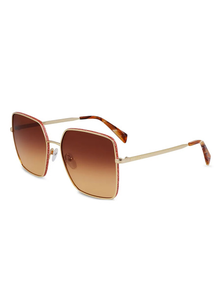  Liu Jo Square-frame Sunglasses - Gold 
