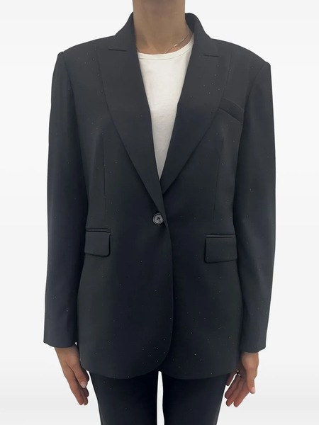  Liu Jo Strass Single-button Blazer - Black 