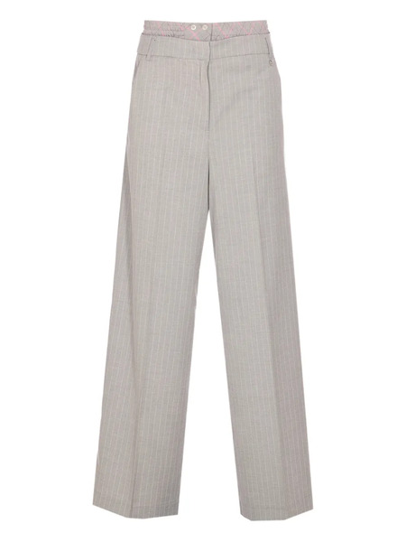  Liu Jo Striped Trousers - Grey 