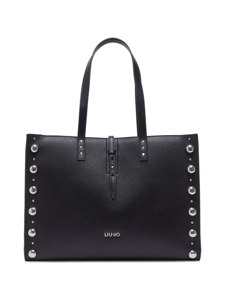  Liu Jo Stud-embellished Tote Bag - Black 
