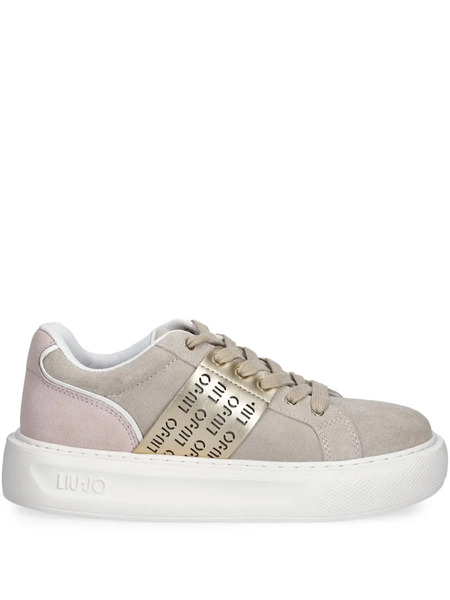  Liu Jo Suede Platform Sneakers - Neutrals 