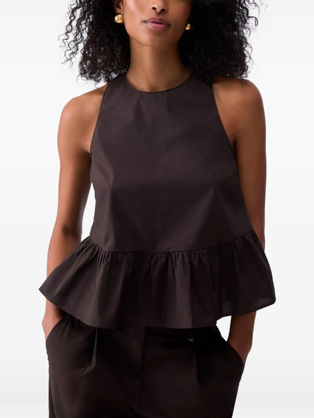  Liu Jo Tie-back Top - Brown 