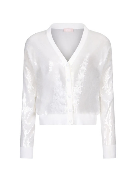  Liu Jo V-neck Cardigan - White 