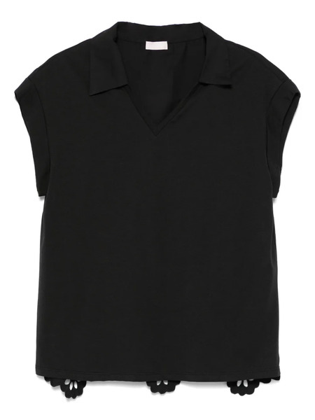  Liu Jo V-neck T-shirt - Black 