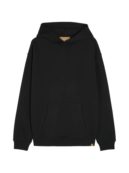  Live Embroidered-logo Hoodie - Black 
