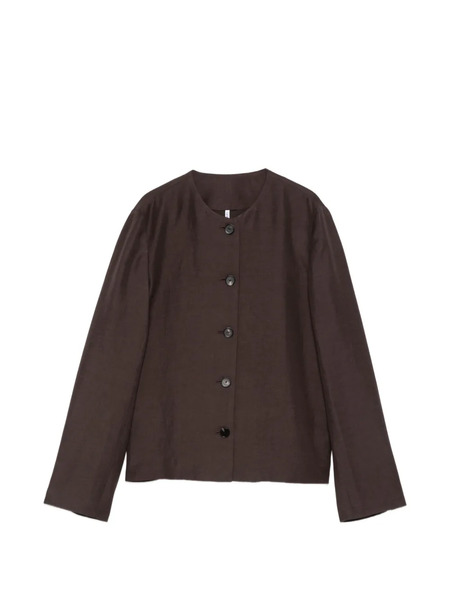  Liviana Conti Buttoned Jacket - Brown 
