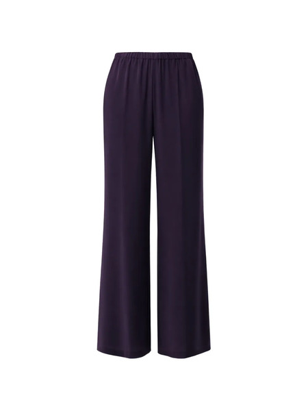  Liviana Conti Elasticated Palazzo Pants - Purple 