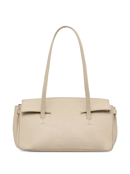  Liviana Conti Leather Tote Bag - Neutrals 