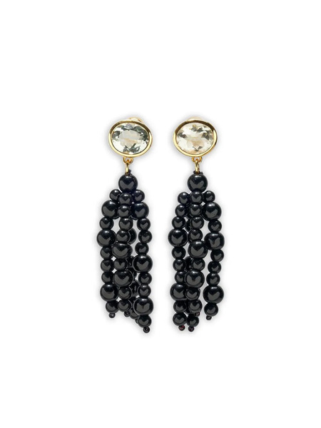  Lizzie Fortunato Midnight Masquerade Drop Earrings - Gold 