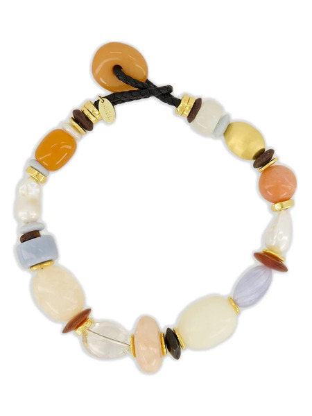  Lizzie Fortunato Stone-embellished Necklace - Neutrals 