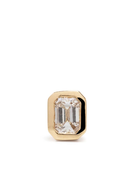  Lizzie Mandler Fine Jewelry 18kt Yellow Gold Mini Diamond Stud Earring 