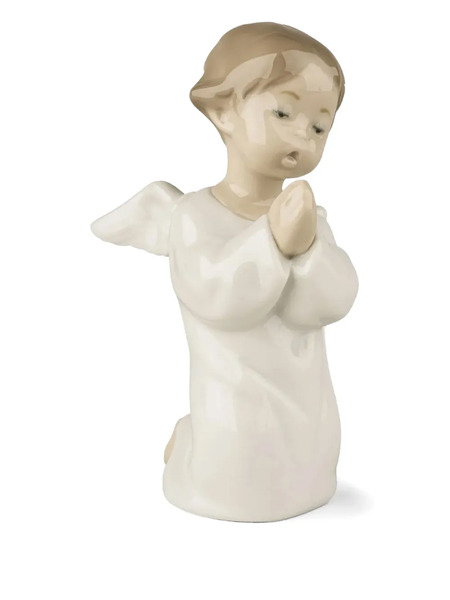  Lladró Angel Praying Sculpture - White 