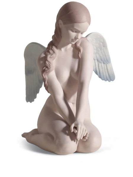  Lladró Beautiful Angel Porcelain Figurine (20cm) - Pink 