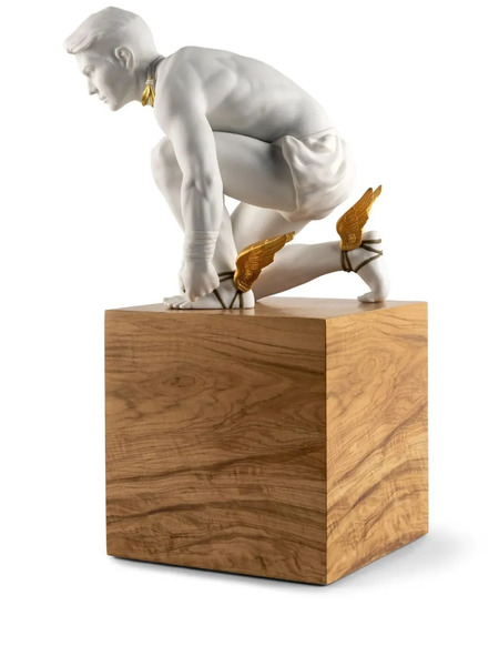  Lladró Hermes Porcelain Sculpture - White 
