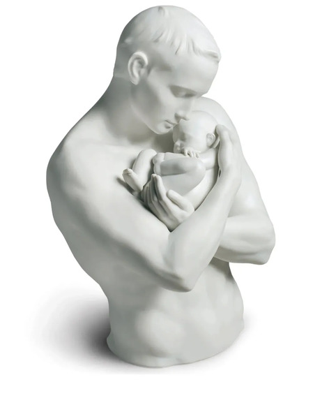  Lladró Paternal Protection Porcelain Figurine (31cm) - White 