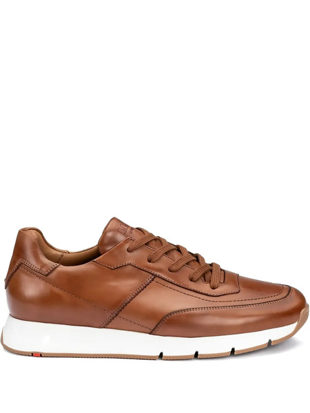  Lloyd Amsterdam Leather Lace-up Sneakers - Brown 