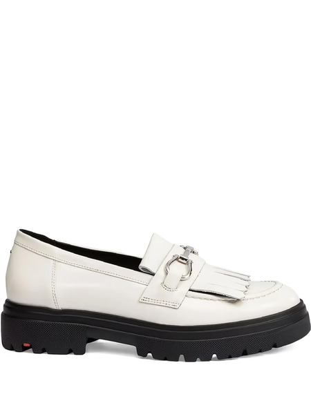  Lloyd Fringed Leather Loafers - White 