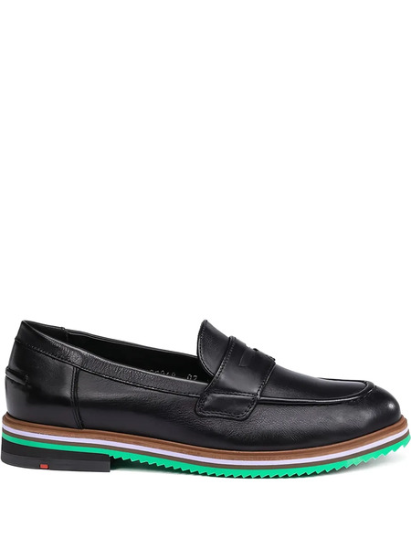  Lloyd Leather Penny Loafers - Black 