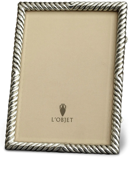  L'objet Deco Twist Photo Frame (13cm X 18cm) - Silver 