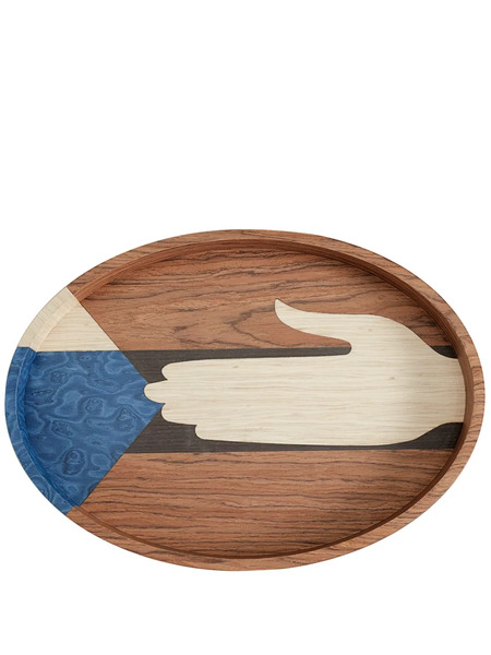  L'objet Edgar Wood Tray - Brown 
