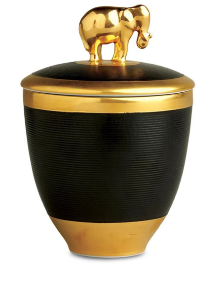  L'objet Elephant Noir Candle - Black 