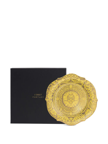  L'objet Fortuny Orsini Round Platter (36cm) - Gold 