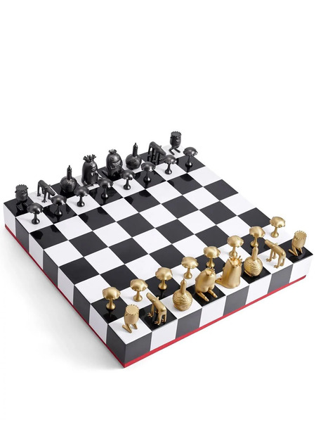  L'objet Haas Chess Set - Black 