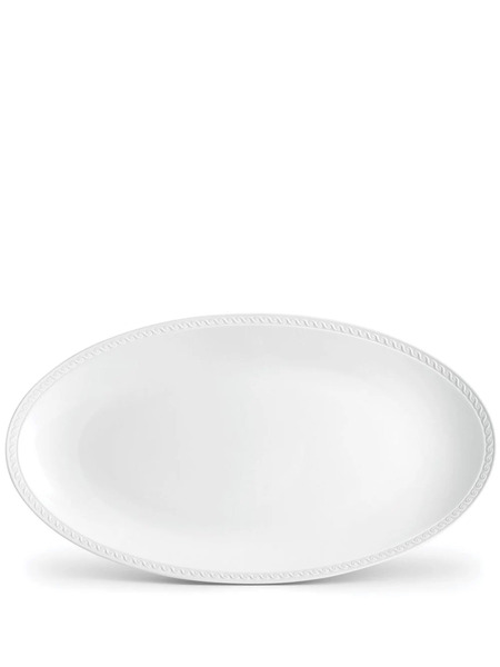  L'objet Large Neptune Porcelain Oval Platter - White 