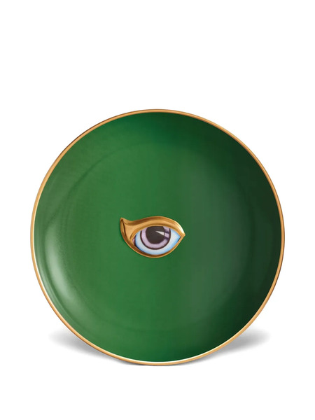  L'objet Lito Eye-detail Plate (15cm) - Green 