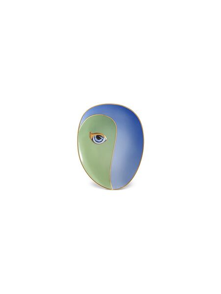  L'objet Lito Vide Plate (18cm X 14cm) - Blue 