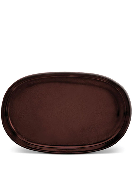  L'objet Small Terra Porcelain Platter (3cm X 23cm) - Red 