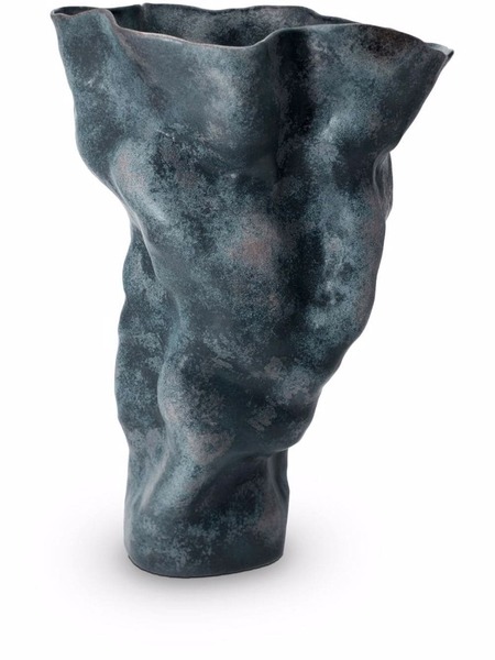  L'objet Timna Porcelain Vase (56cm) - Blue 