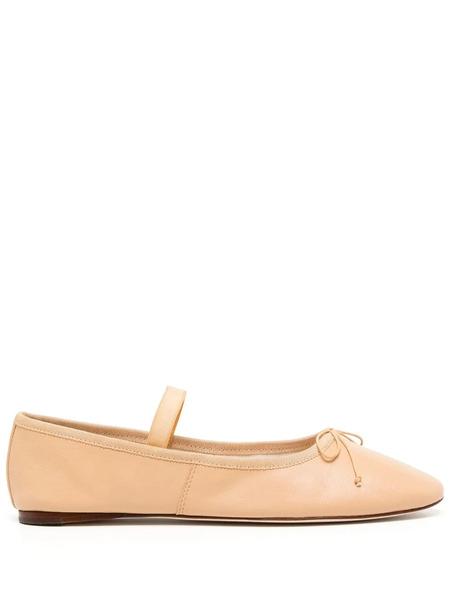  Loeffler Randall Leonie Soft Leather Ballet Flats - Orange 