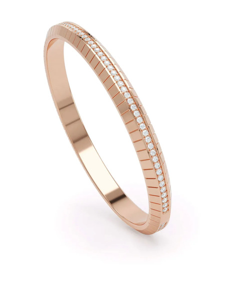  Loev 18k Rose Gold Eternity Diamond Bracelet - Pink 