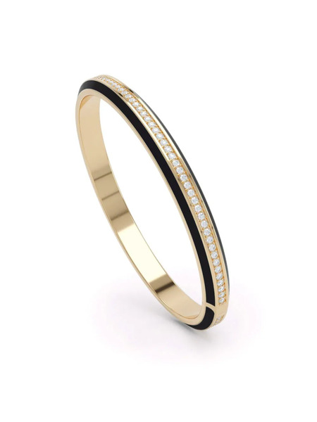  Loev 18kt Yellow Gold Eternity Diamond Bracelet 