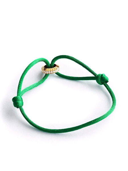  Loev 14kt Yellow Gold Eternity Summer Diamond Bracelet - Green 