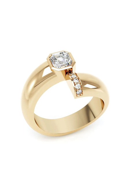  Loev 18kt Yellow Gold Toi Et Moi Diamond Ring 